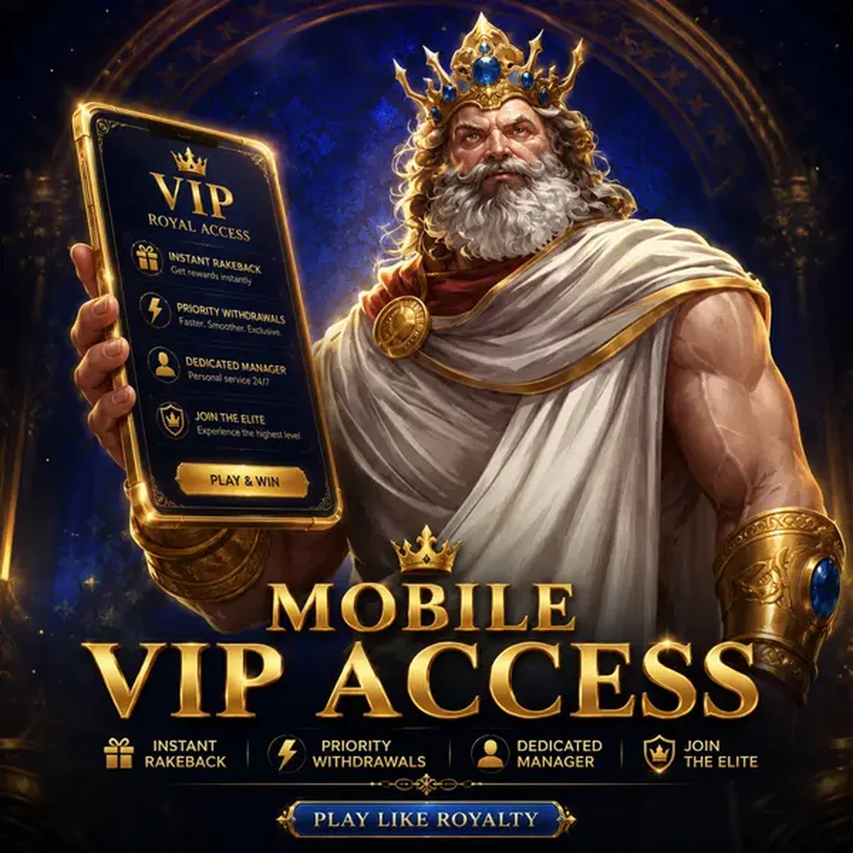 The Sovereign naviga l'esperienza VIP mobile in movimento con funzionalità esclusive dorate