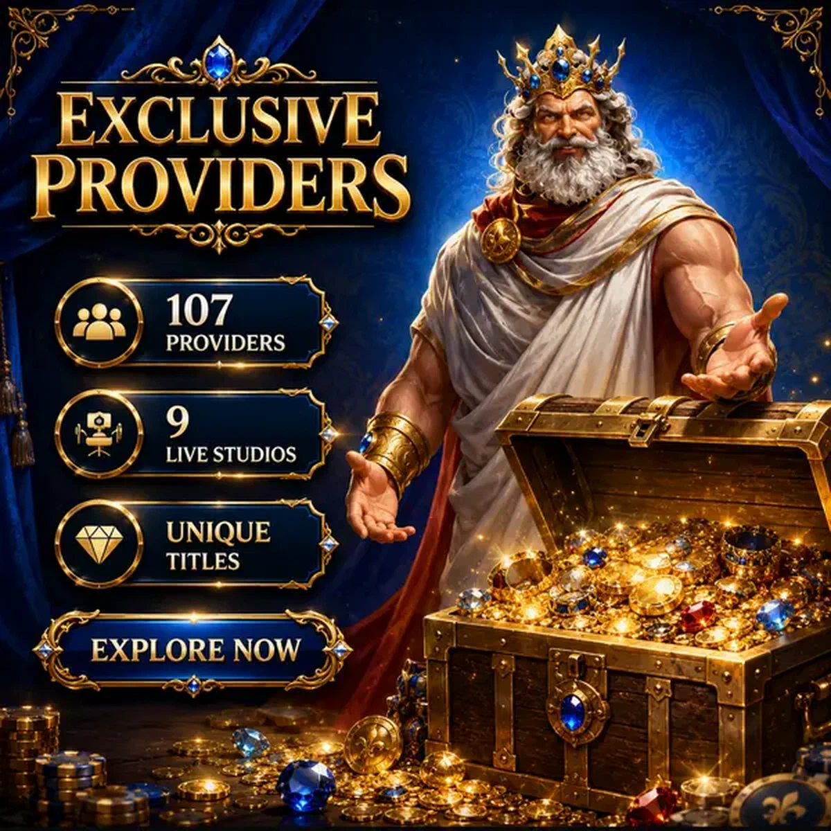 Il Sovrano rivela provider di giochi esclusivi alla camera del tesoro Sava Spin