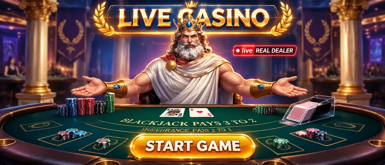 Dealer del Live Casino Sava Spin